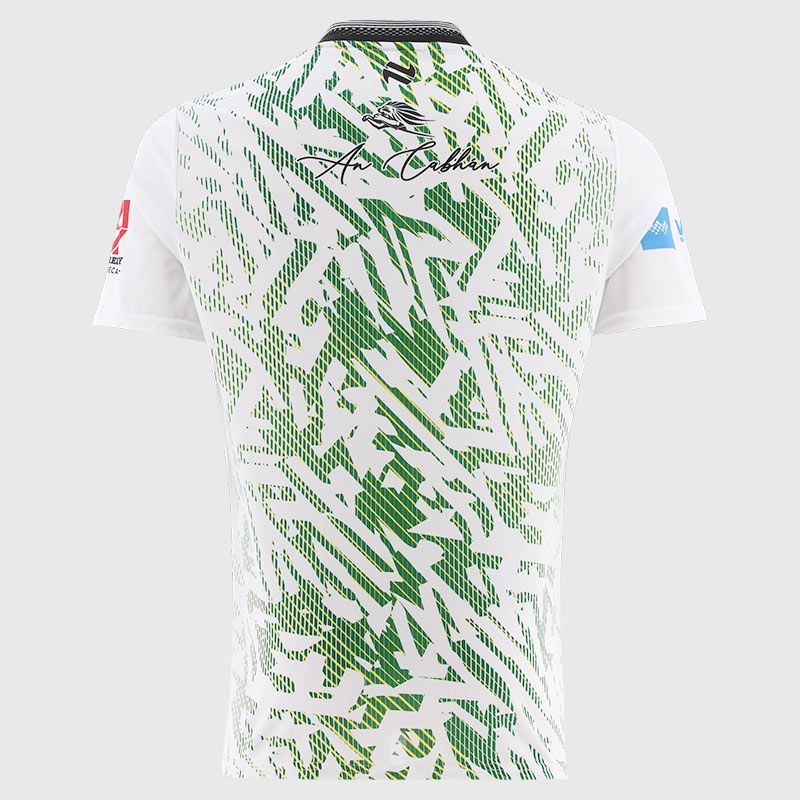 White Cavan GAA Kids' Short Sleeve Training Top 2026 from O’Neills.