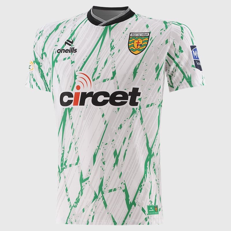 White Donegal GAA Short Sleeve Training Top 2026 from O’Neills.