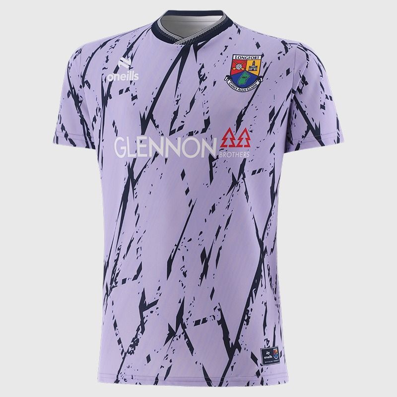 Purple Longford GAA Short Sleeve Training Top 2026 from O’Neills.