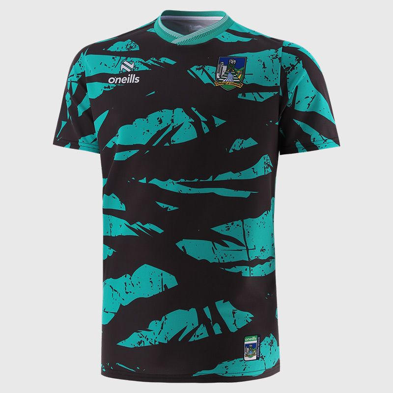O’Neills Black Limerick GAA Men's Short Sleeve Training Top by O’Neills.