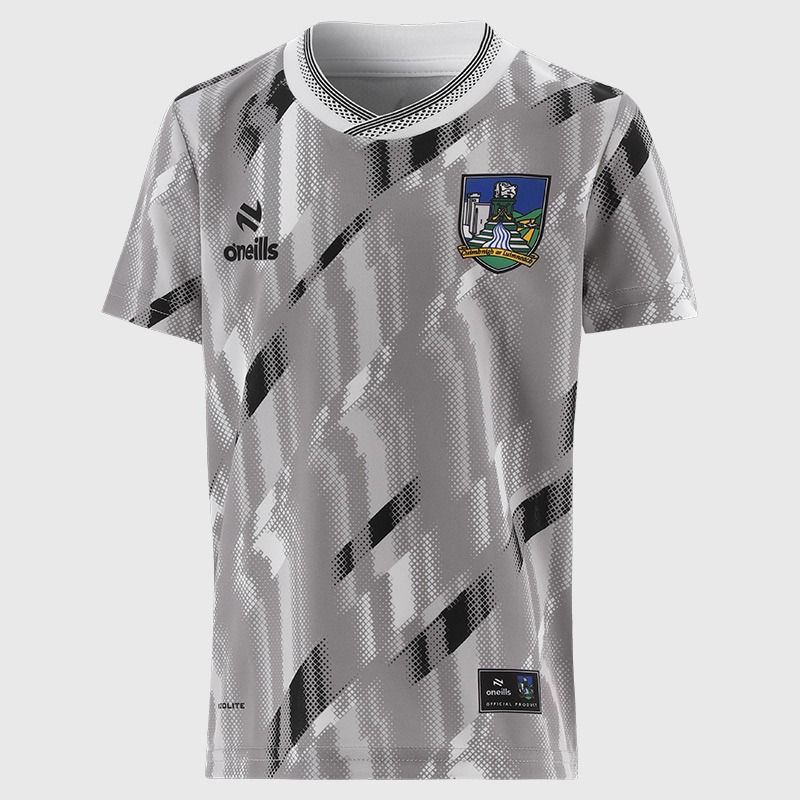 Grey Limerick GAA Kids' Short Sleeve Training Top 2026 From O'Neills