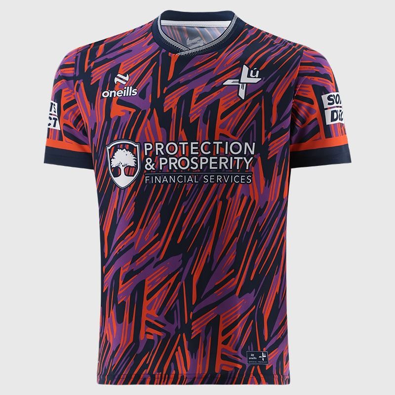 Multi Coloured Louth GAA Short Sleeve Training Top 2026 from O’Neills.