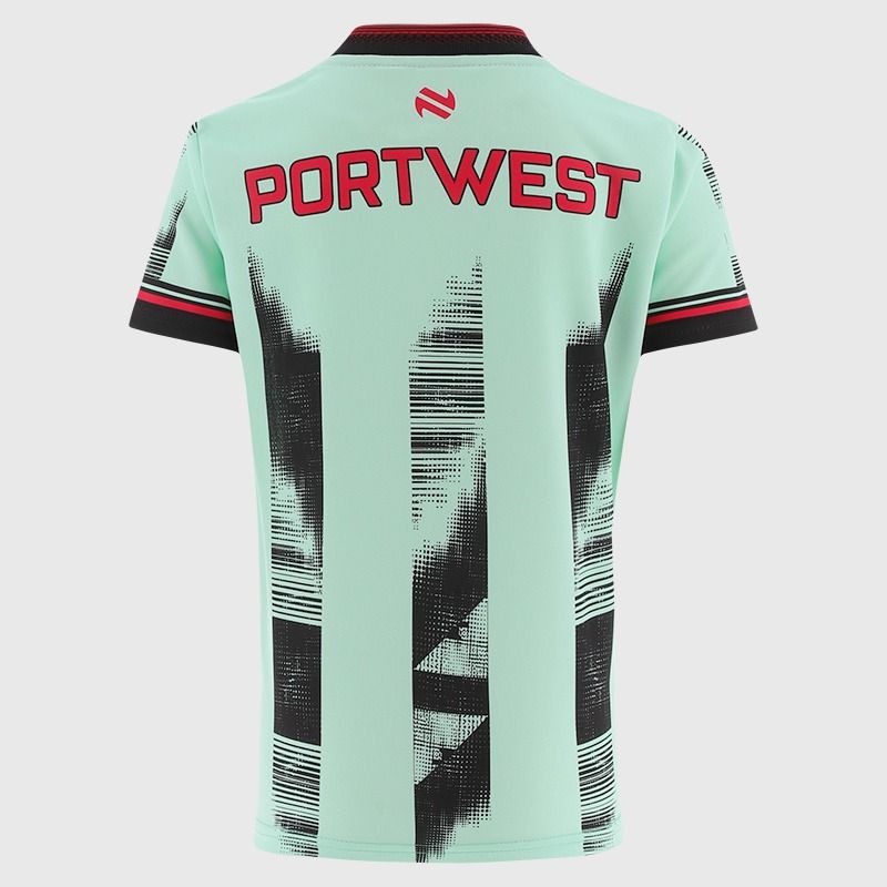 Mint Mayo GAA Kids' Short Sleeve Training Top 2026 from O’Neills.