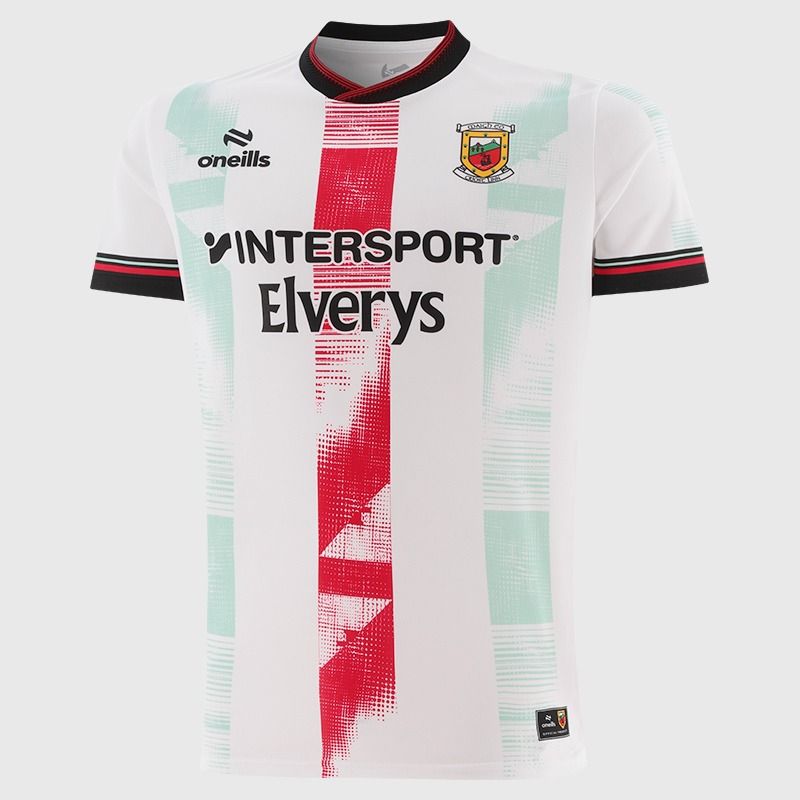 White Laois GAA Short Sleeve Training Top 2026 from O’Neills.