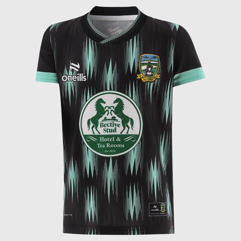 Black Meath GAA Kids' Short Sleeve Training Top 2026 from O’Neills.
