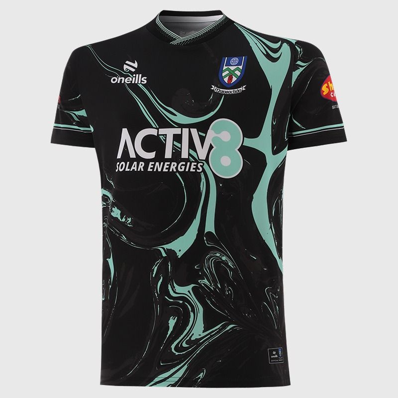 Black Monaghan GAA Short Sleeve Training Top 2026 from O’Neills.