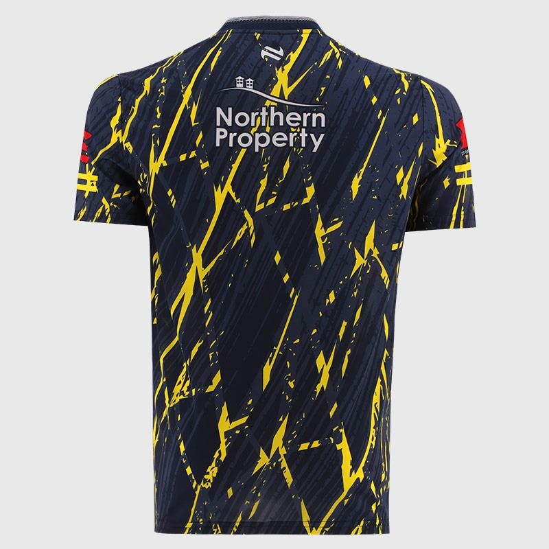 Navy Antrim GAA Short Sleeve Training Top 2026 from O’Neills.