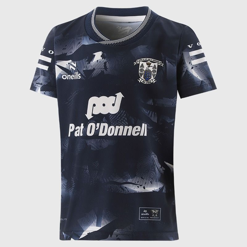 Navy Clare GAA Kids' Short Sleeve Training Top 2026 from O’Neills.
