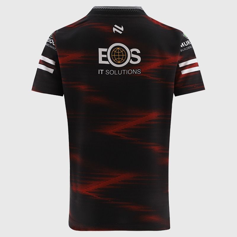 Black Down Hurling Kids' Short Sleeve Training Top 2026 from O’Neills.