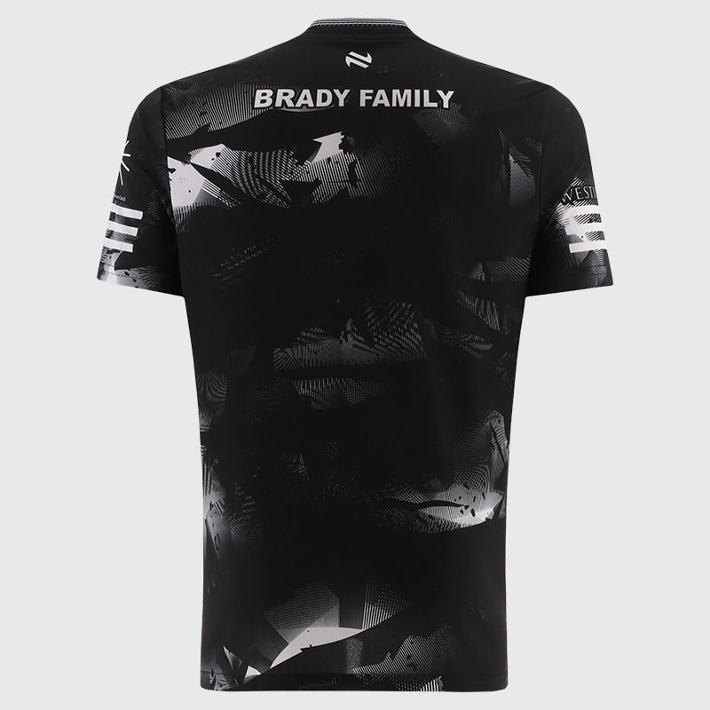Black Kildare GAA Short Sleeve Training Top 2026 from O’Neills.
