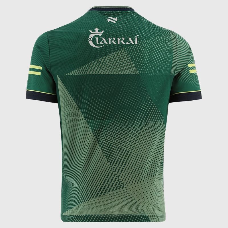 Green Kerry GAA Kids' Short Sleeve Training Top 2026 from O'Neills.