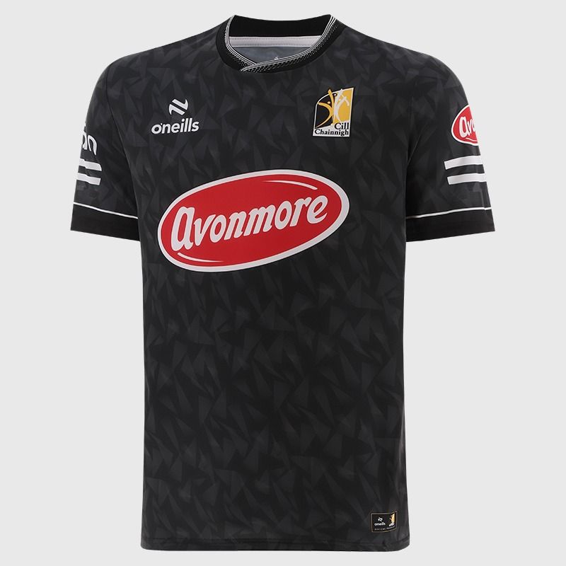 Black Kilkenny GAA Short Sleeve Training Top 2026 from O’Neills.