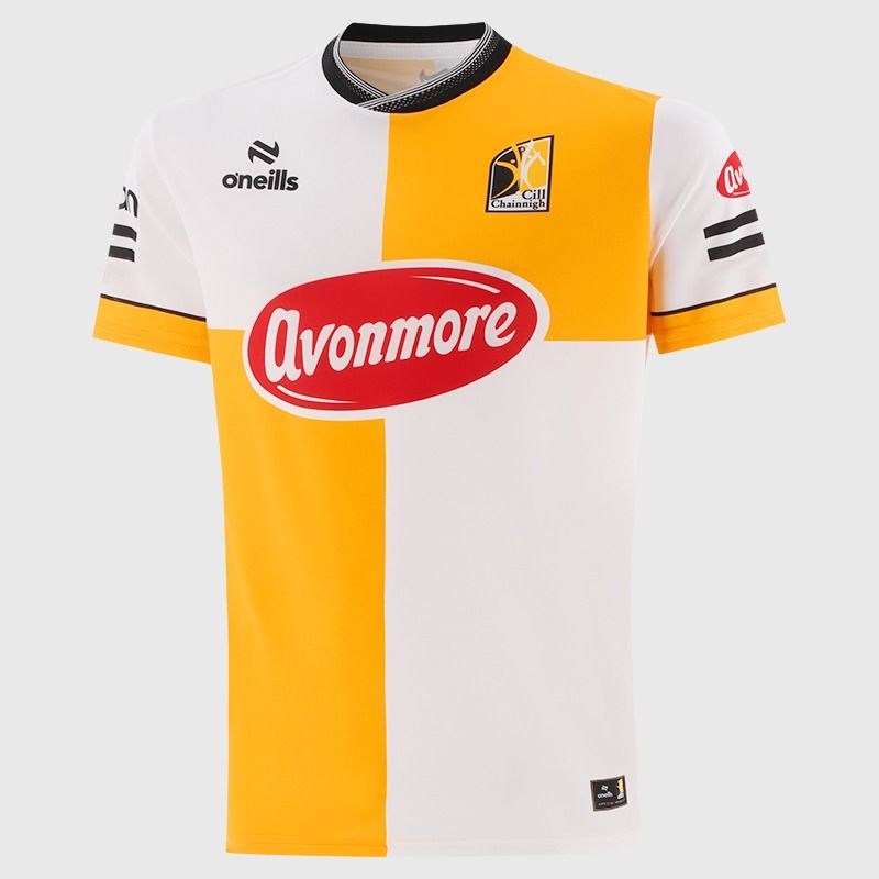 White Kilkenny GAA Short Sleeve Training Top 2026 from O’Neills.