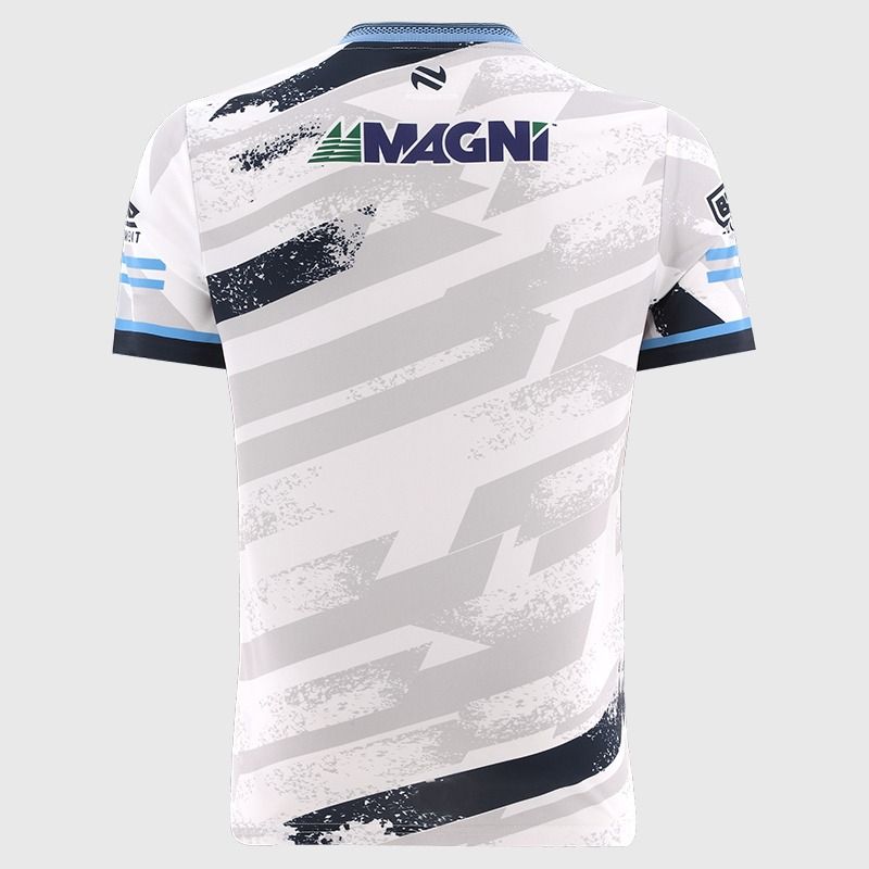 White Laois GAA Kids Short Sleeve Training Top 2026 from O’Neills.