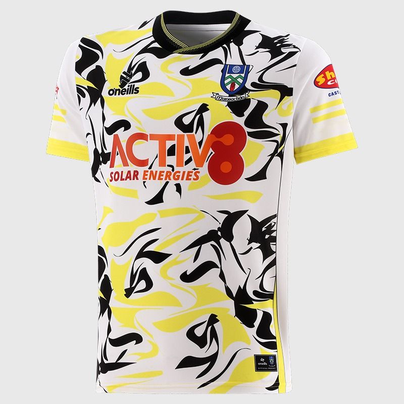 White Monaghan GAA Short Sleeve Training Top 2026 from O’Neills.
