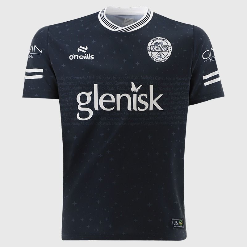 Navy Offaly GAA Short Sleeve Training Top 2026 from O’Neills.