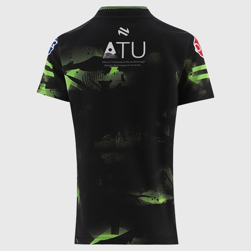 Black Sligo GAA Kids' Short Sleeve Training Top 2026 from O’Neills.