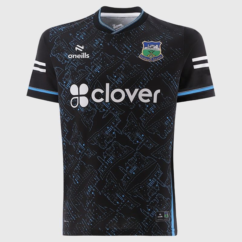 Black Tipperary GAA Kids' Short Sleeve Training Top 2026 from O’Neills.