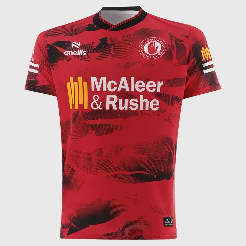 Red Tyrone GAA Short Sleeve Training Top 2026 from O’Neills.