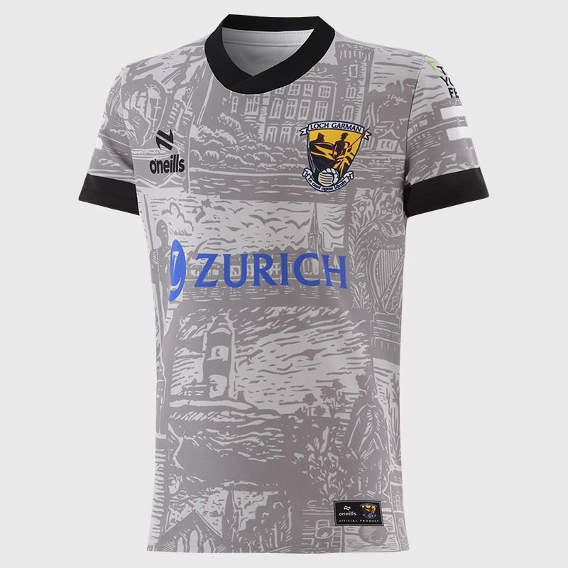 Grey Wexford Hurling Kids' Short Sleeve Training Top 2026 from O’Neills.