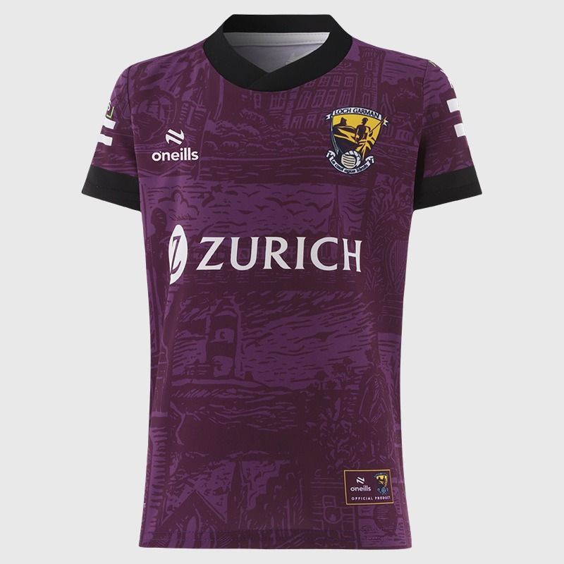 Purple Wexford Hurling Kids' Short Sleeve Training Top 2026 from O’Neills.