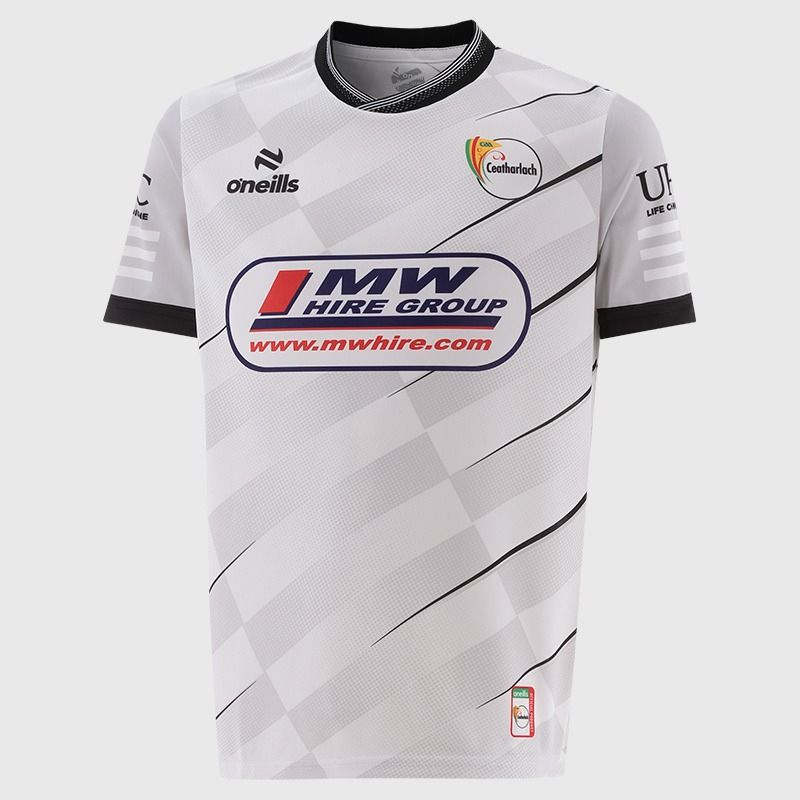 White Carlow GAA Kids' Short Sleeve Training Top 2026 from O’Neills.