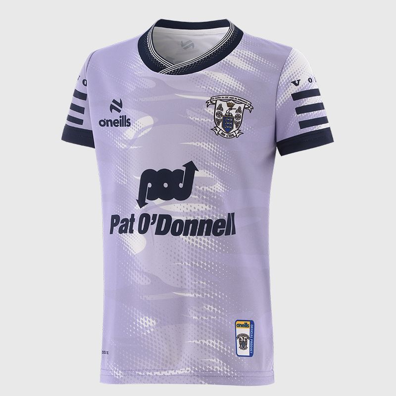 Purple Clare GAA Kids' Short Sleeve Training Top by O’Neills.