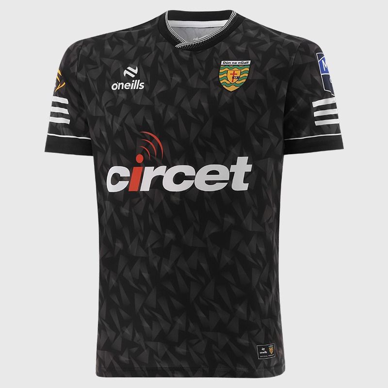 Black Donegal GAA Short Sleeve Training Top 2026 from O’Neills.