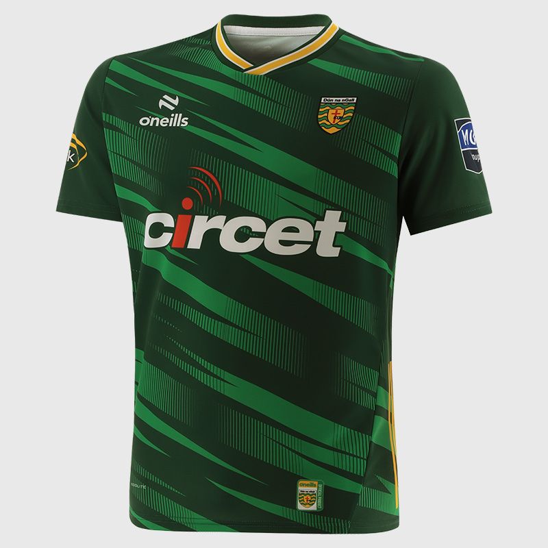 Green Donegal GAA Men's Sleeve Training Top 2025 by O'Neills.