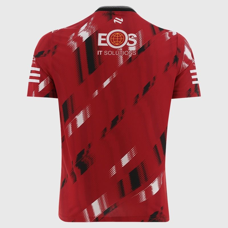 Red Down GAA Kids' Short Sleeve Training Top 2026 from O’Neills.
