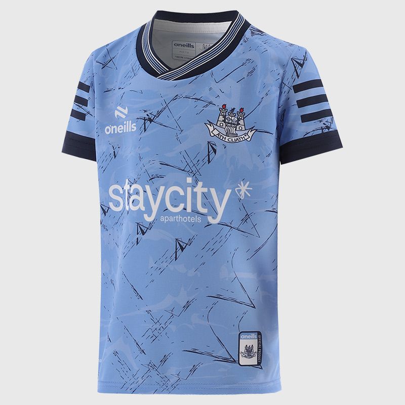 Sky Dublin GAA Kids' Short Sleeve Training Top by O’Neills.