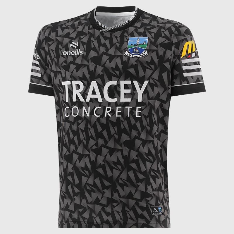 Black Fermanagh GAA Short Sleeve Training Top 2026 from O’Neills.