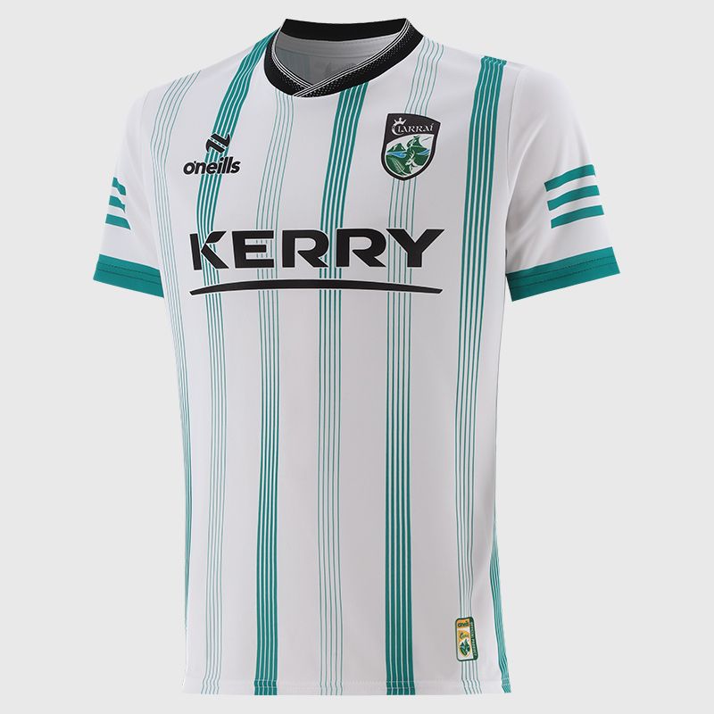 White Kerry GAA Men's Short Sleeve Training Top by O’Neills.