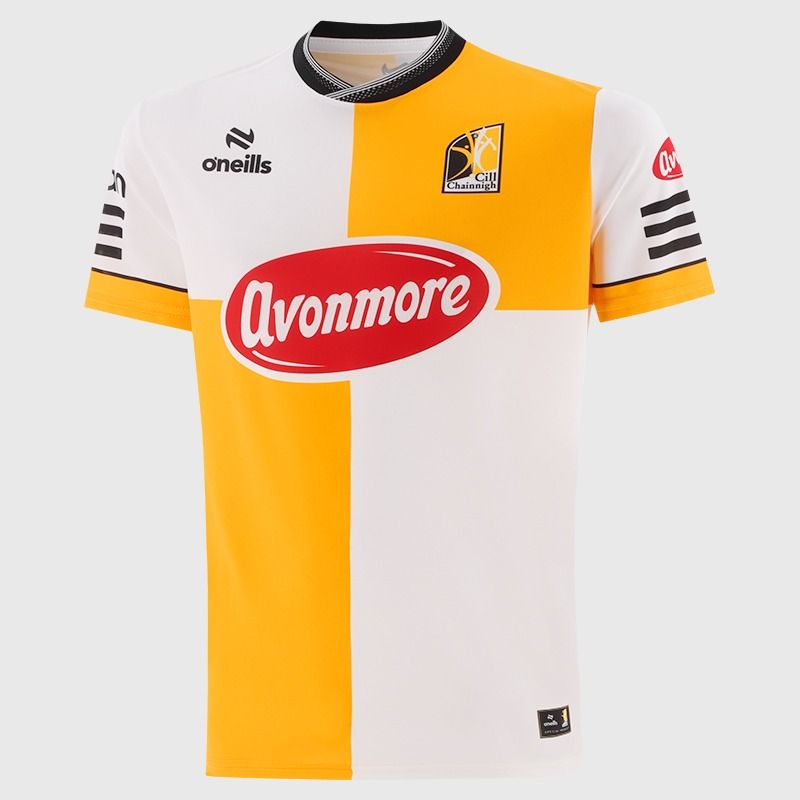 White Kilkenny GAA Short Sleeve Training Top 2026 from O’Neills.