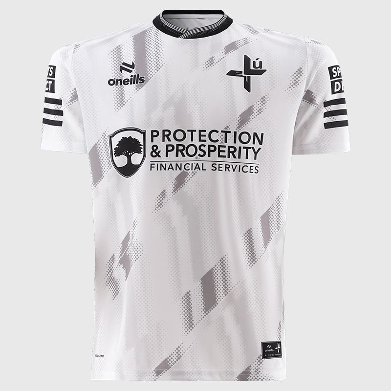 White Louth GAA Short Sleeve Training Top 2026 from O’Neills.