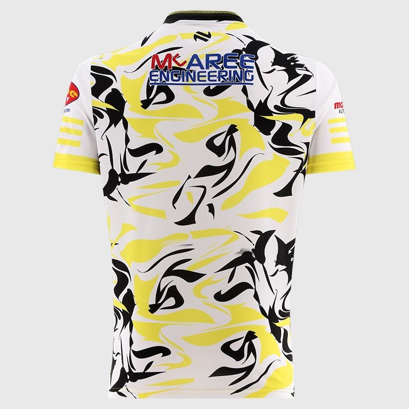 White Monaghan GAA Short Sleeve Training Top 2026 from O’Neills.