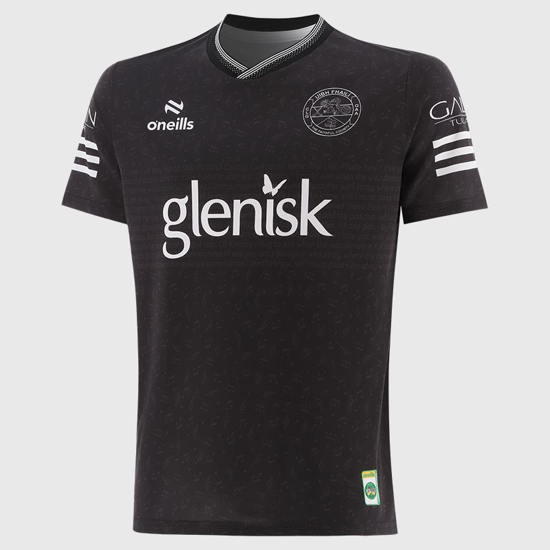 O’Neills Black Offaly GAA Men's Training Top 2025 by O’Neills.