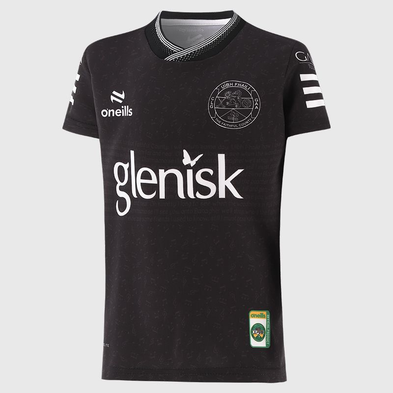 O’Neills Black Offaly GAA Kids' Training Top 2025 by O’Neills.