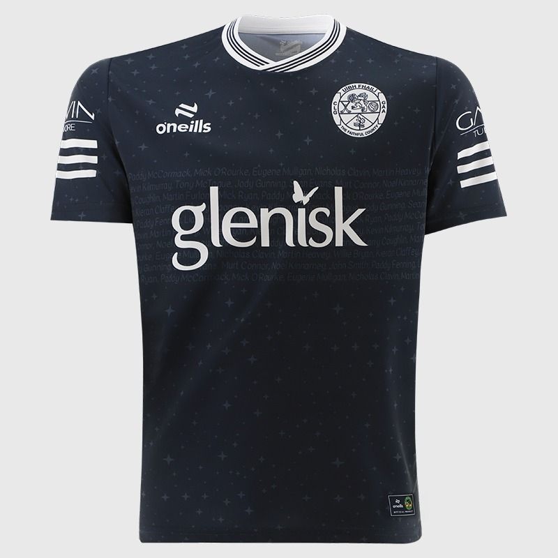 Navy Offaly GAA Short Sleeve Training Top 2026 from O’Neills.