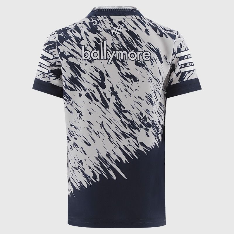 Navy / Grey Roscommon GAA Kids' Short Sleeve Training Top 2026 from O’Neills.