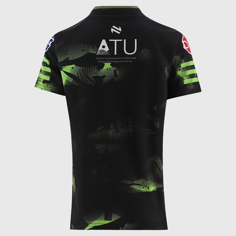 Black Sligo GAA Kids' Short Sleeve Training Top 2026 from O’Neills.
