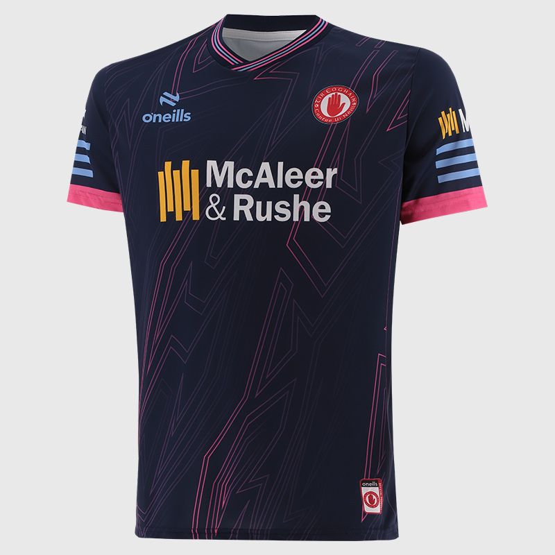 Navy Tyrone GAA Short Sleeve Training Top by O’Neills.