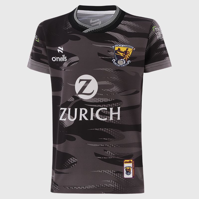 Grey Wexford GAA Kids' Short Sleeve Training Top by O’Neills.