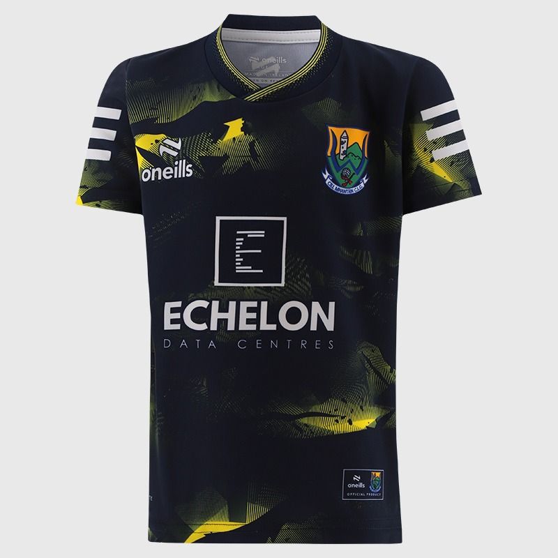 Navy Wicklow GAA Kids' Short Sleeve Training Top 2026 from O’Neills.