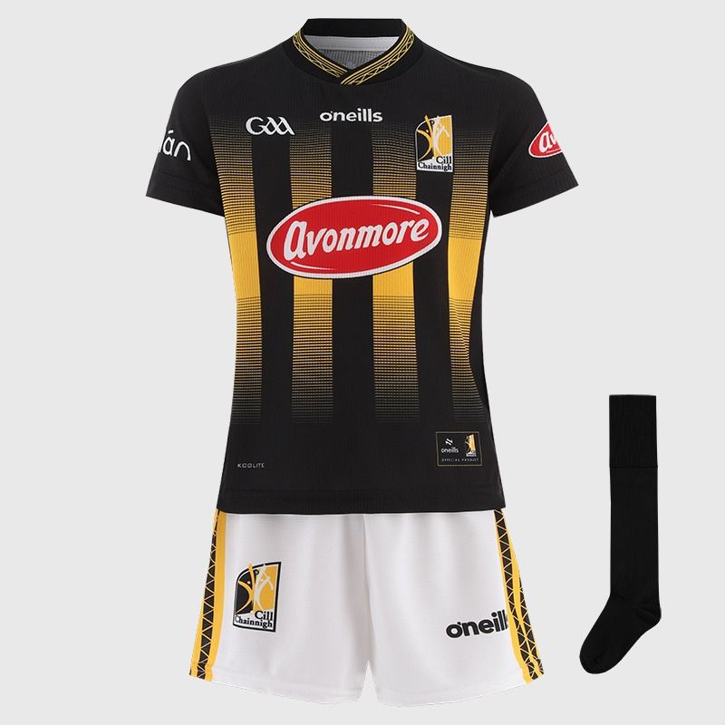 Amber / Black Kilkenny GAA Home Mini Kit 2026 from O’Neills.