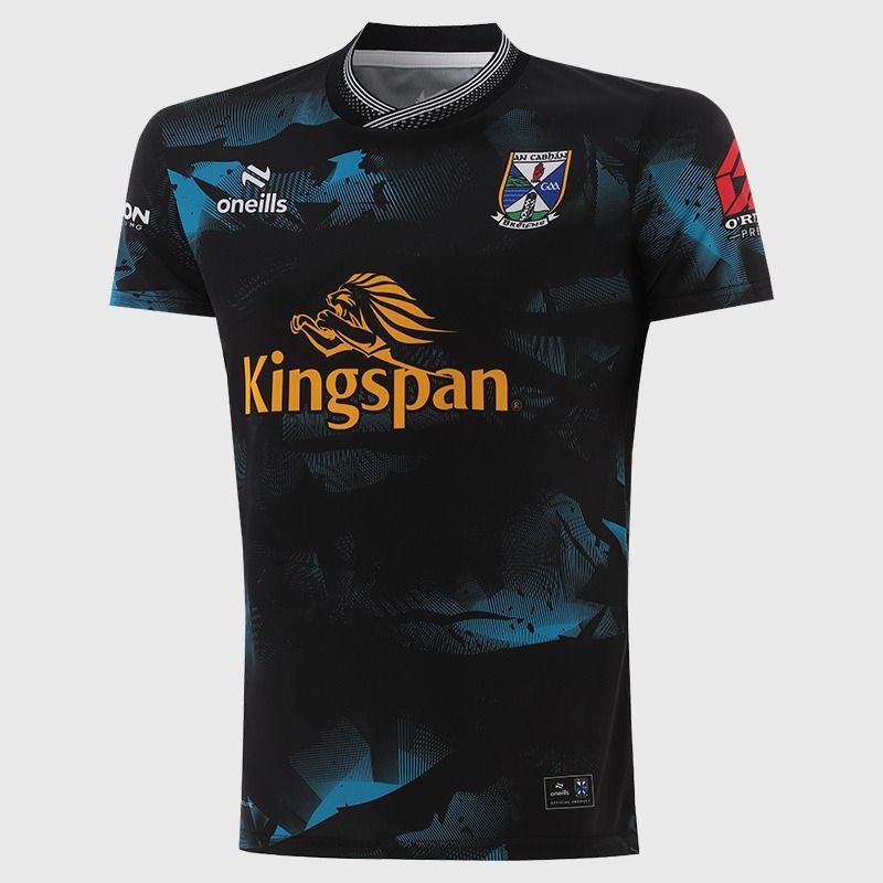 Black Cavan GAA Player Fit Short Sleeve Training Top 2026 from O’Neills.