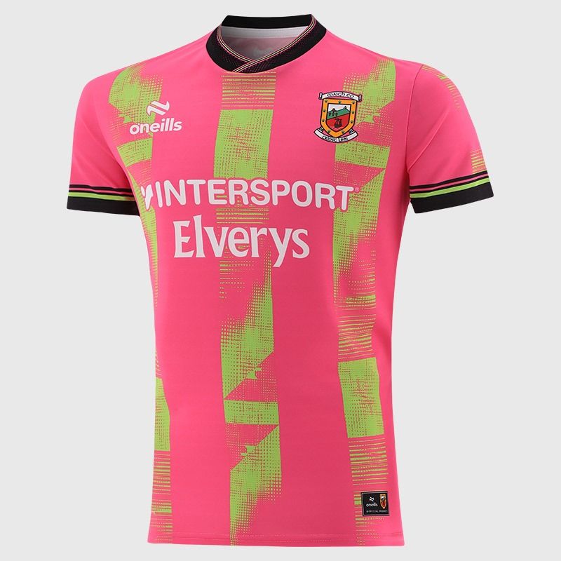 Pink Mayo GAA Player Fit Short Sleeve Training Top 2026 from O’Neills.