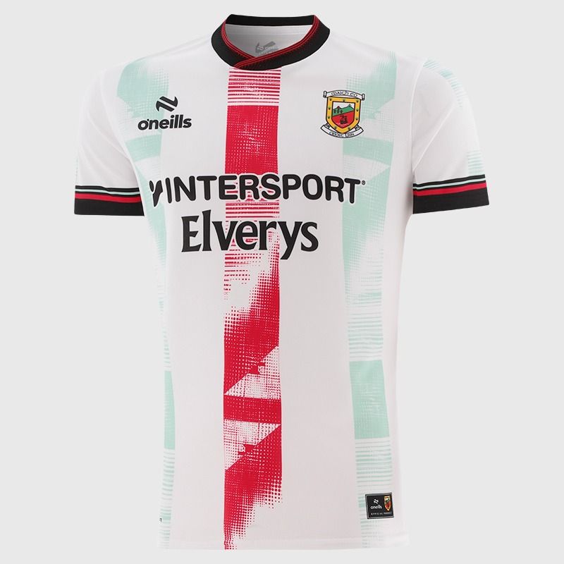 White Mayo GAA Player Fit Short Sleeve Training Top 2026 from O’Neills.