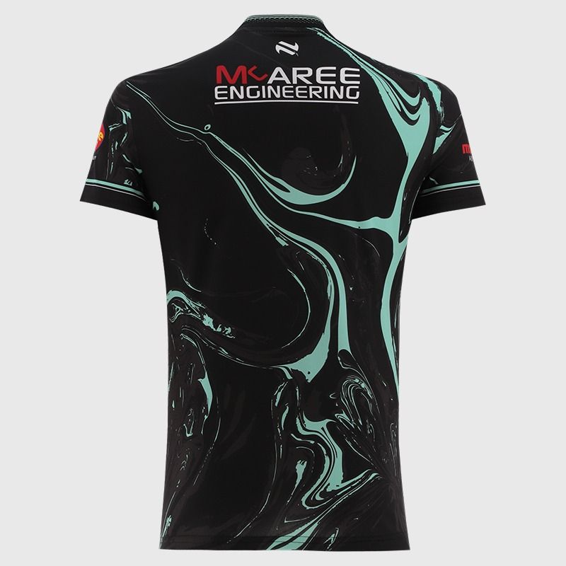 Black Monaghan GAA Player Fit Short Sleeve Training Top 2026 from O’Neills.
