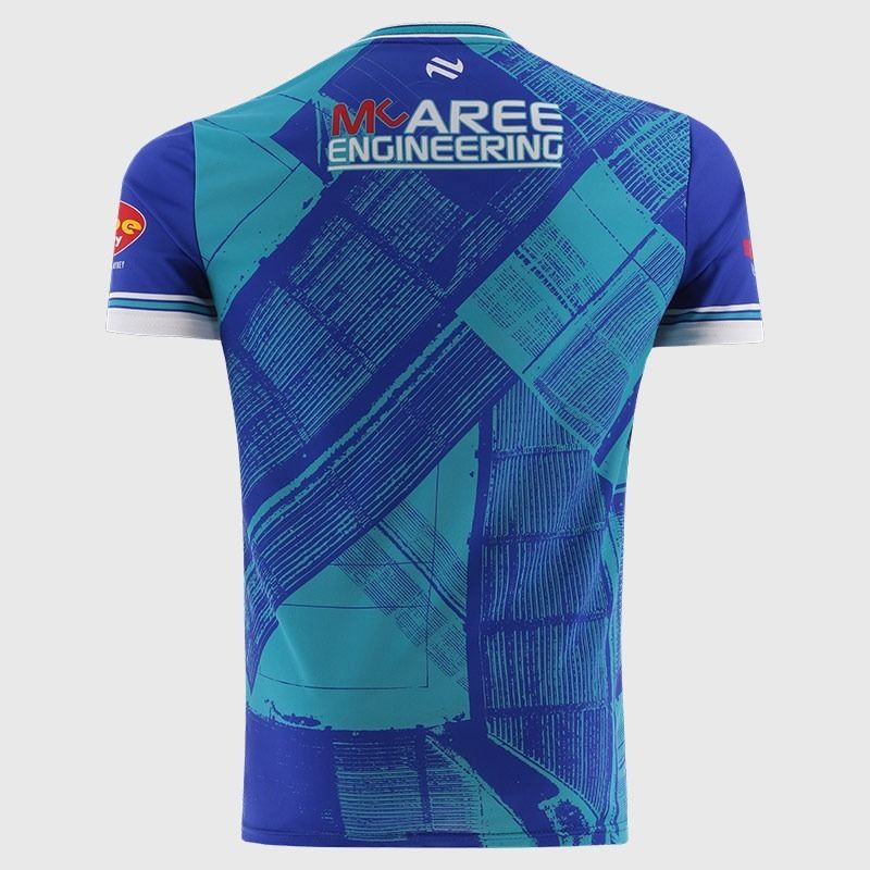 Blue Monaghan GAA Player Fit Short Sleeve Training Top 2026 from O’Neills.
